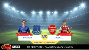 Soi kèo Everton vs Arsenal
